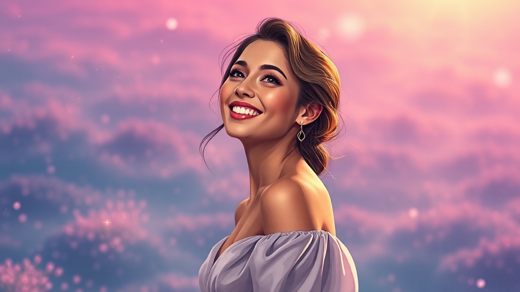 긍정적 변화 암시 (illustration 스타일)