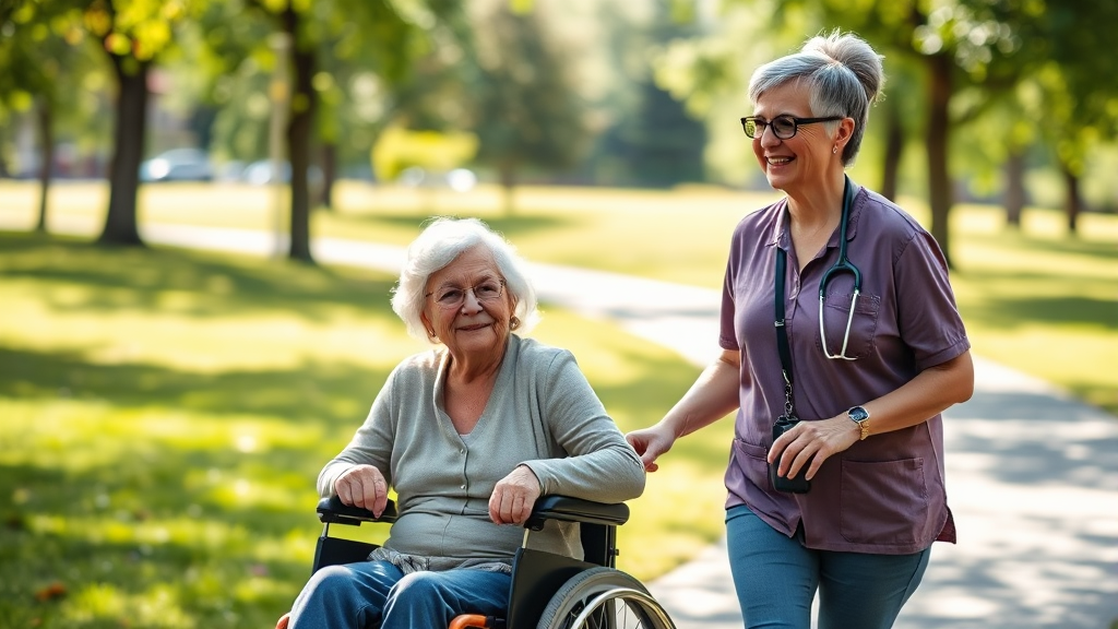 장애인활동지원사란? (realistic 스타일)