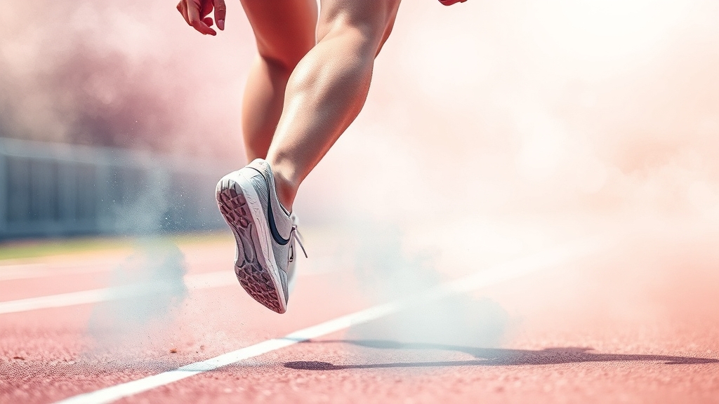 러닝 발목보호대: 왜 필요할까요? (watercolor 스타일)