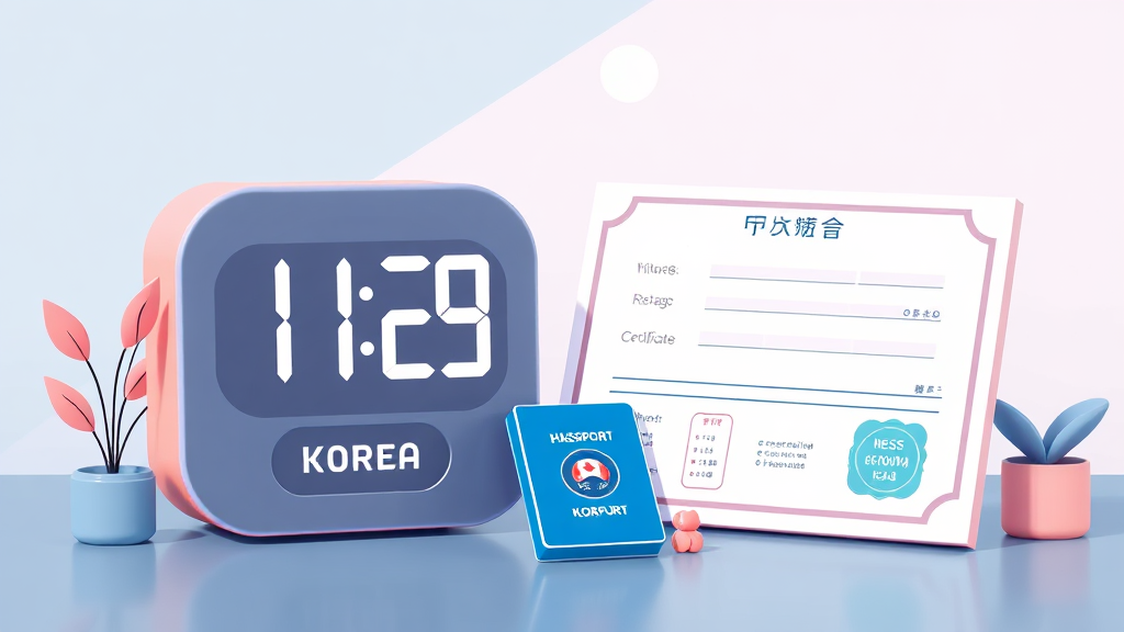 예약 가능 시간 & 예약증 출력 (illustration 스타일)