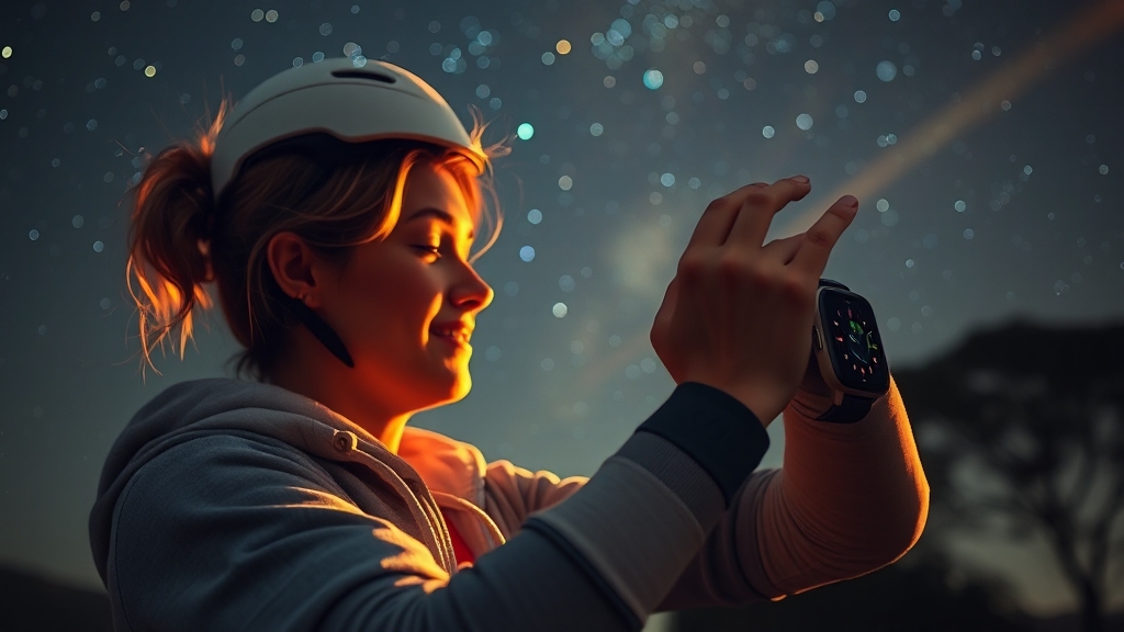 워치7 건강 관리 기능 분석 (realistic 스타일)