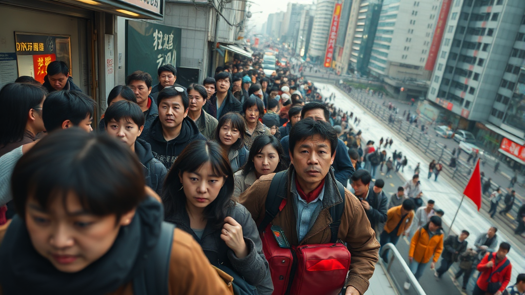 일본 정부의 대응 및 조치 (realistic 스타일)