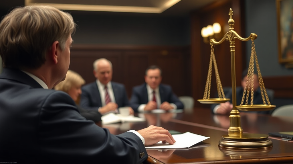 이의신청 결과 및 심의 과정 (realistic 스타일)