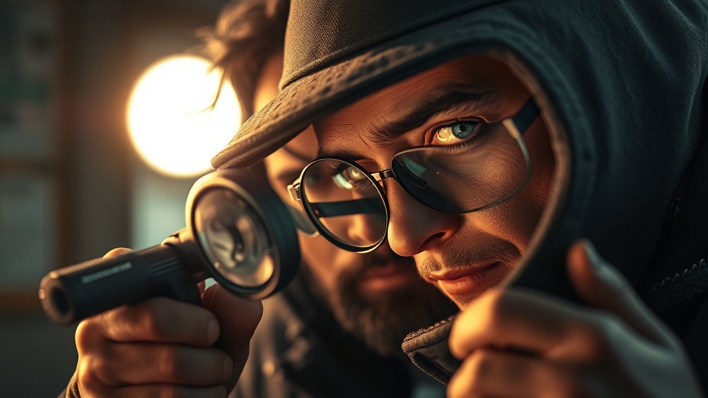 사칭 유형과 예방책 (realistic 스타일)