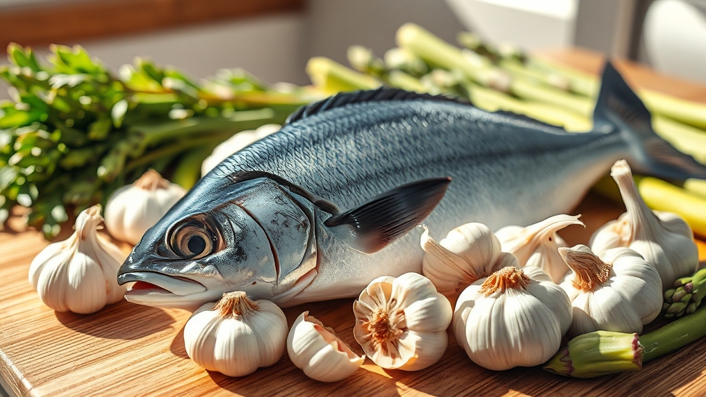 혈관 청소 음식: 종류와 효능 (realistic 스타일)