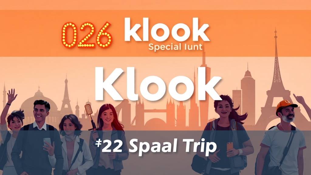 클룩 활용 여행 상품 예약 팁 (realistic 스타일)