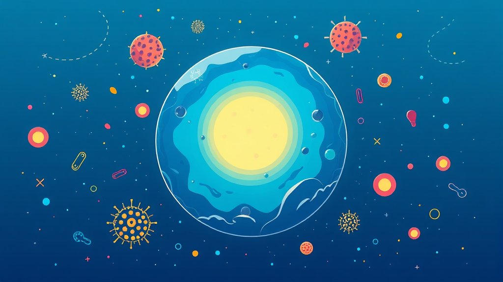 장 건강, 왜 중요할까? (illustration 스타일)