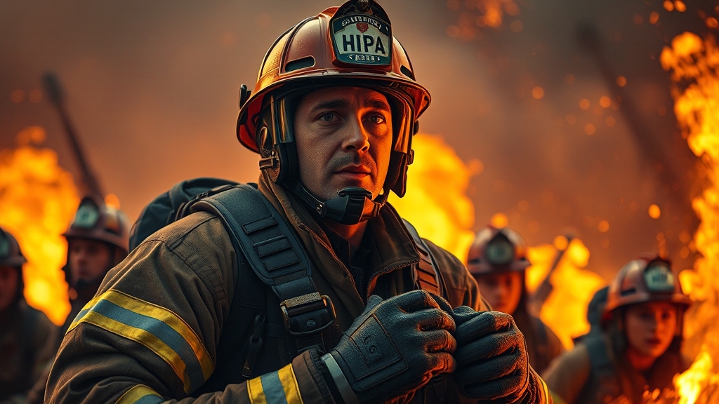 소방공무원, 어떤 일을 할까? (realistic 스타일)