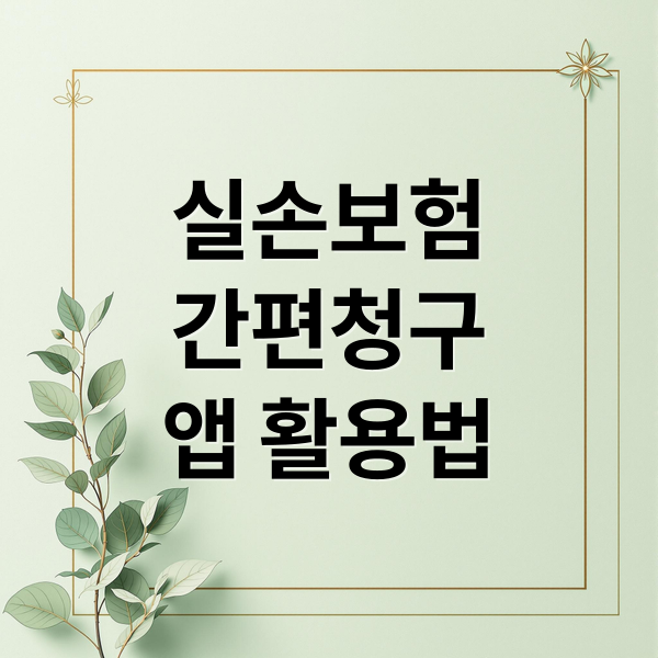 실손보험
간편청구
앱 활용법 (실손보험 청구 네이버 토스 실손24)