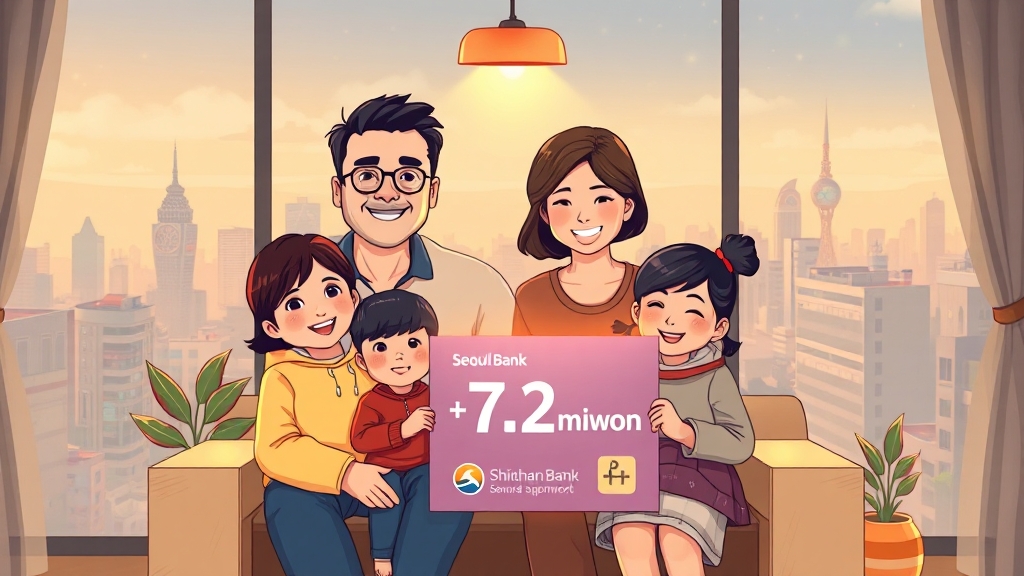 지원 내용 및 금액 (cartoon 스타일)