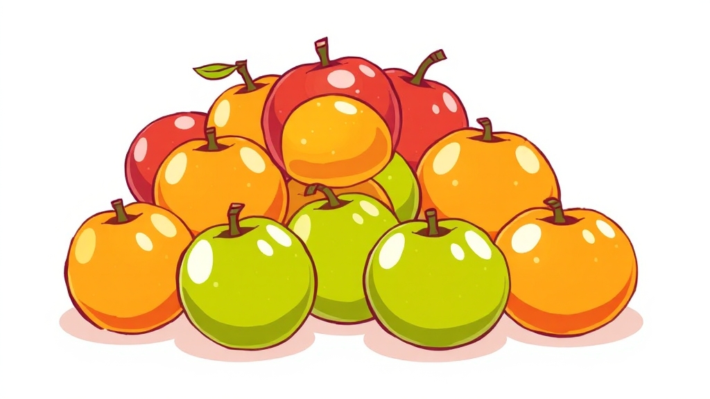 매실장아찌 효능과 특징 (cartoon 스타일)