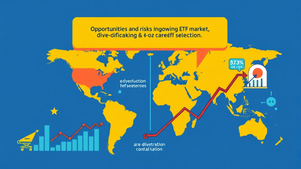 국내 ETF 투자, 기회와 주의사항 (cartoon 스타일)