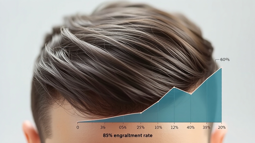 모발이식 후 관리: 생착률 향상 (realistic 스타일)