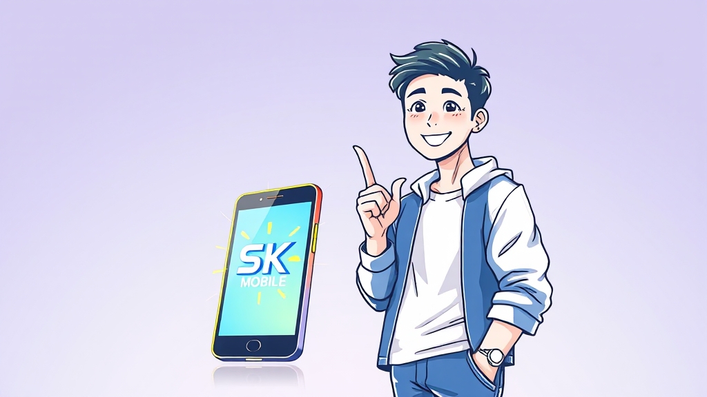 통신비 절약, 지금 시작하세요! (illustration 스타일)