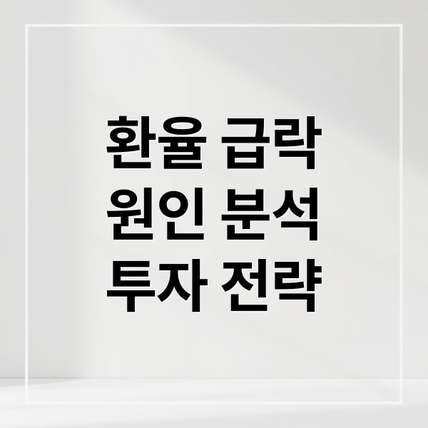 환율 급락
원인 분석
투자 전략 (5개월만에 1300원대로. 환율 급락 배경과 수혜주는?)