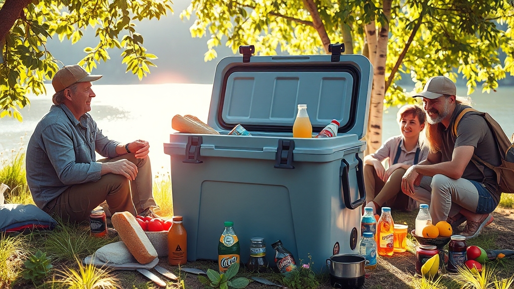 쿨러박스 선택 가이드 (realistic 스타일)