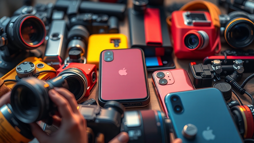 카메라 성능, 액세서리와 색상의 상관관계 (realistic 스타일)