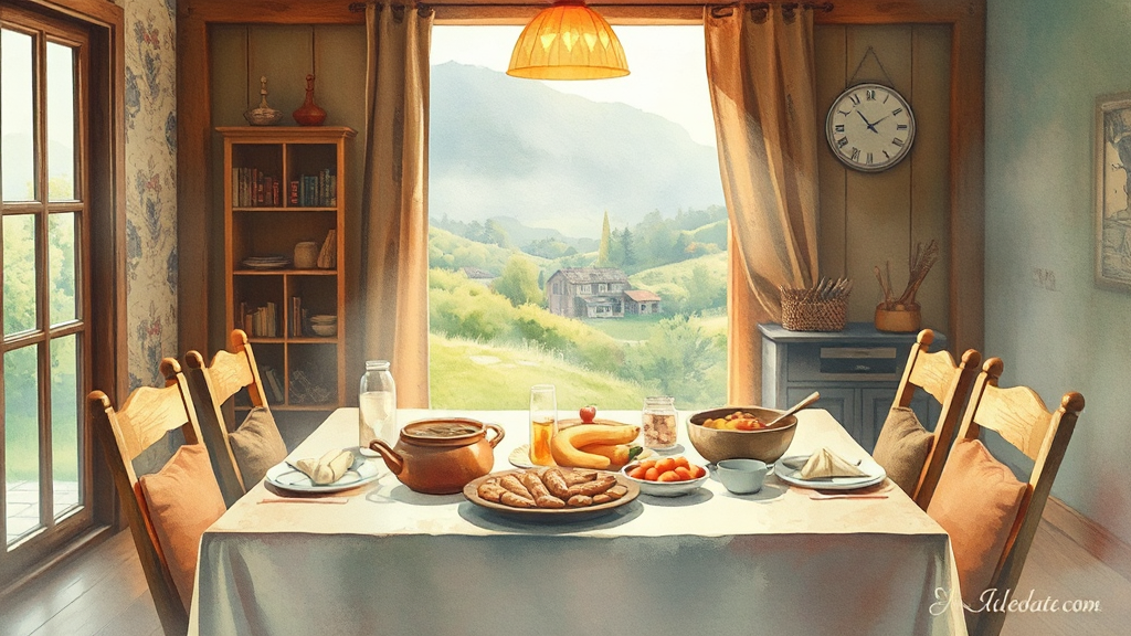 답례품 종류 (watercolor 스타일)