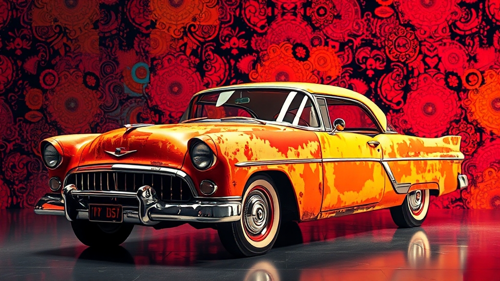 복원의 시작: 운명적 만남 (popart 스타일)