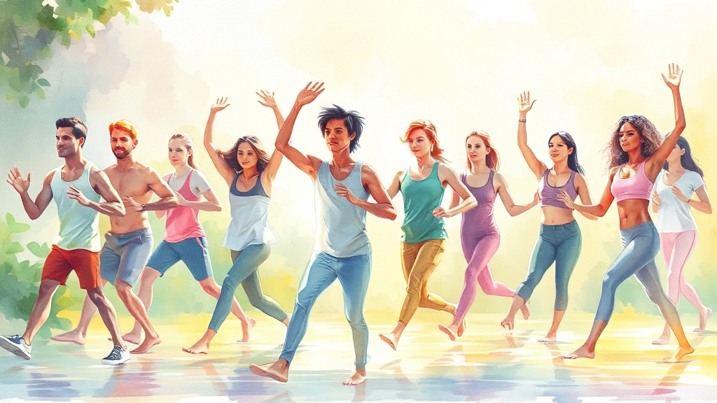 혈관 건강 위한 생활 습관 가이드 (watercolor 스타일)