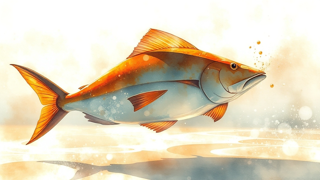 대방어, 무엇이 특별할까? (watercolor 스타일)