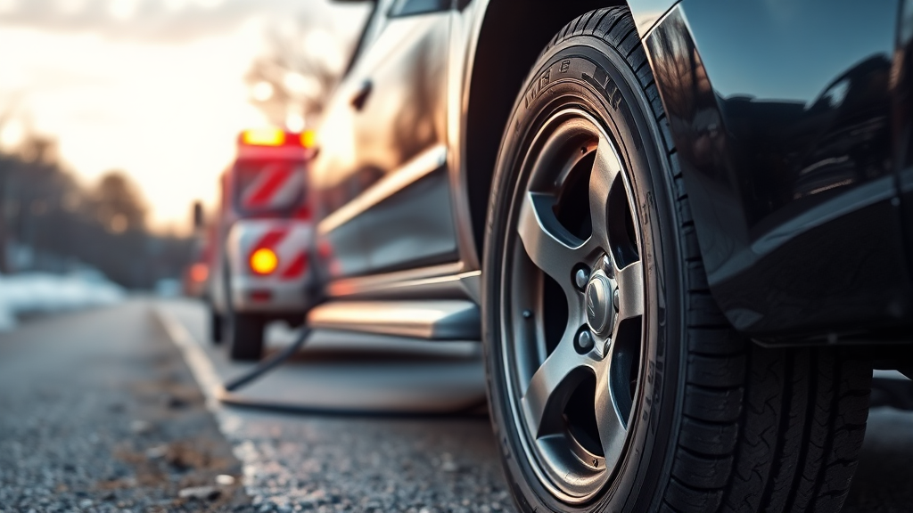 동부화재 긴급출동 서비스: 무엇을 도와주나요? (realistic 스타일)