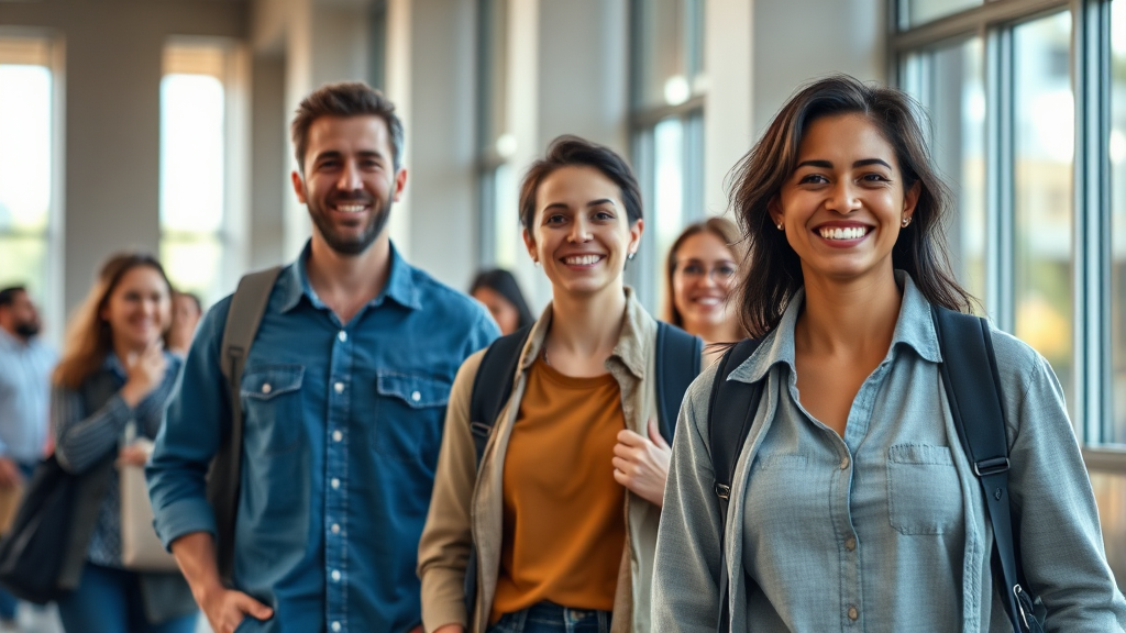 정부 일자리 정책, 이렇게 활용하세요! (realistic 스타일)