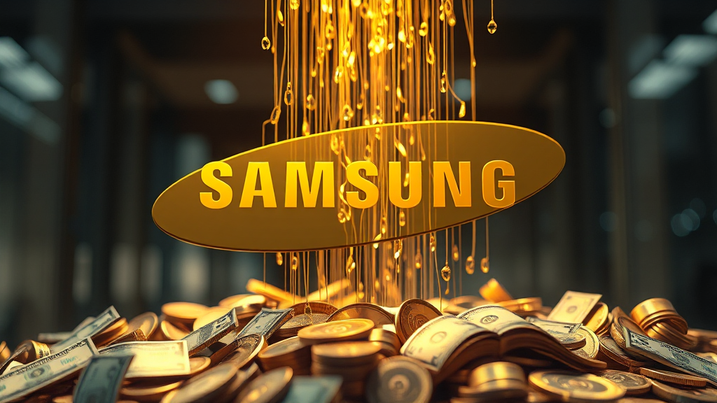 삼성전자 배당금 핵심 정보 (realistic 스타일)