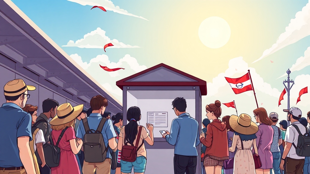 선거일, 날씨는 어떨까요? (cartoon 스타일)