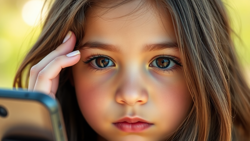 젊은층 백내장, 왜 늘어나고 있을까? (realistic 스타일)