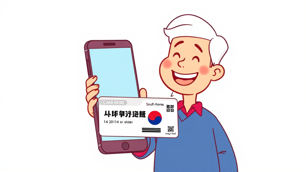 발급 조건 및 대상 (cartoon 스타일)