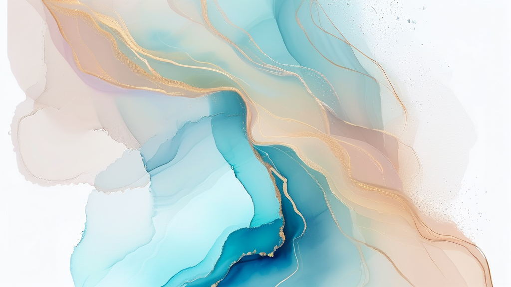 국내 주요 뉴스: 정치, 경제, 사회의 흐름 (watercolor 스타일)