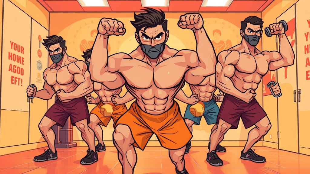 보강 & 회복 운동 가이드 (cartoon 스타일)
