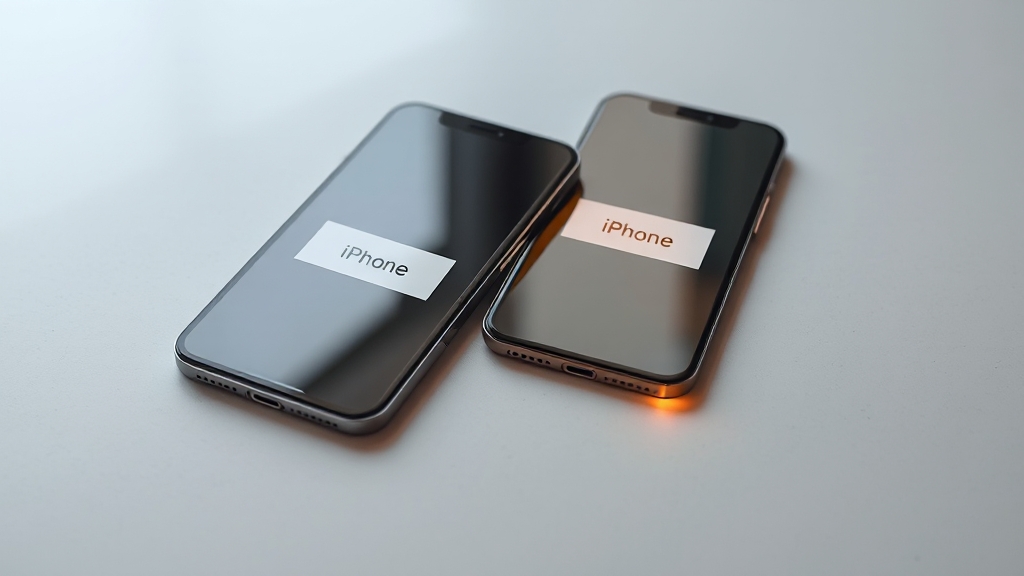 아이폰17 일반, 에어 모델 비교 (realistic 스타일)