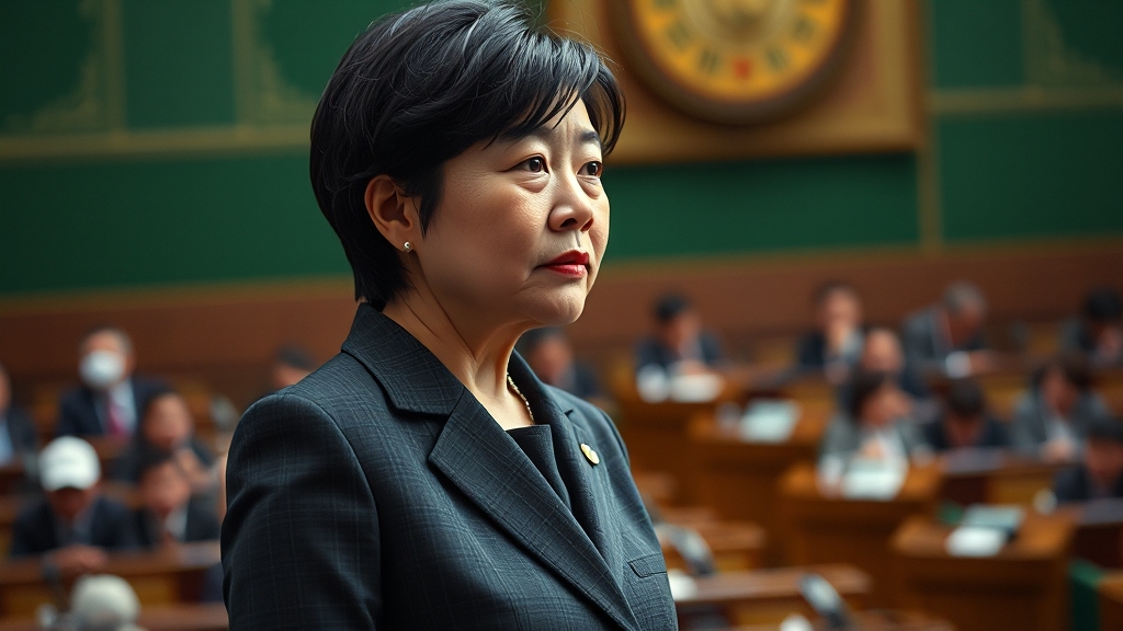 나경원, 주요 정책 및 입장 (realistic 스타일)