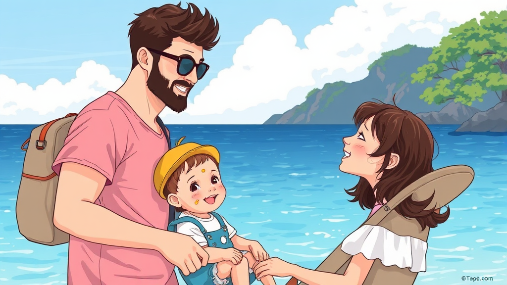 안심하고 떠나는 오키나와 (illustration 스타일)