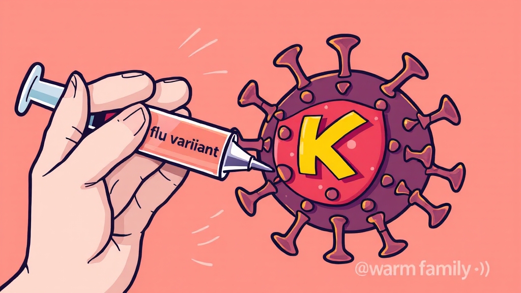 독감 예방, 백신이 답일까요? (cartoon 스타일)