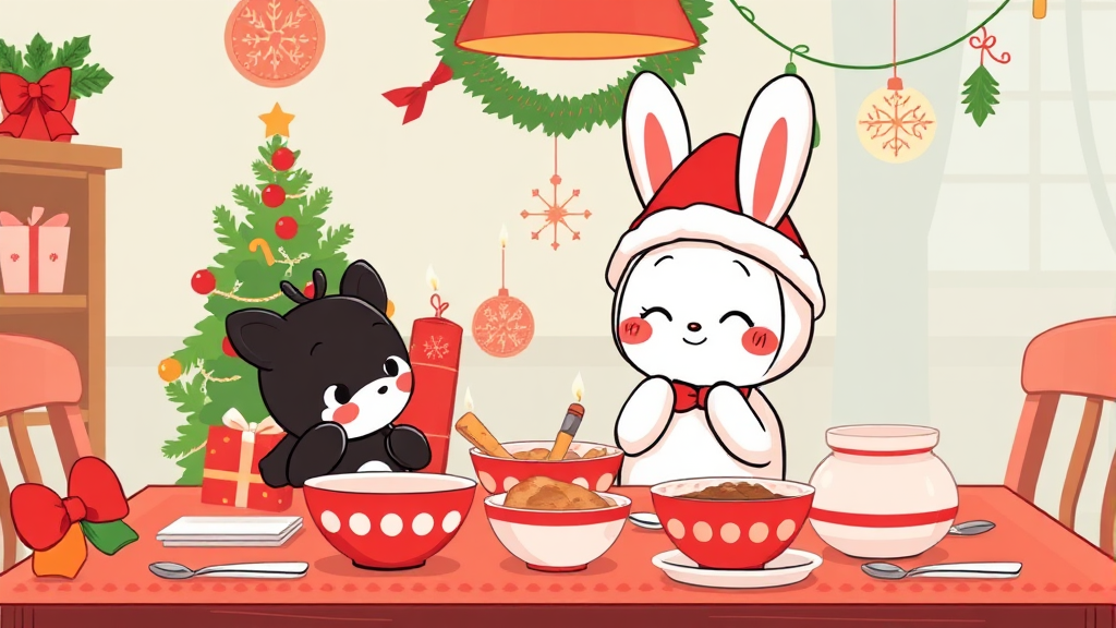 크리스마스 선물 추천 (illustration 스타일)