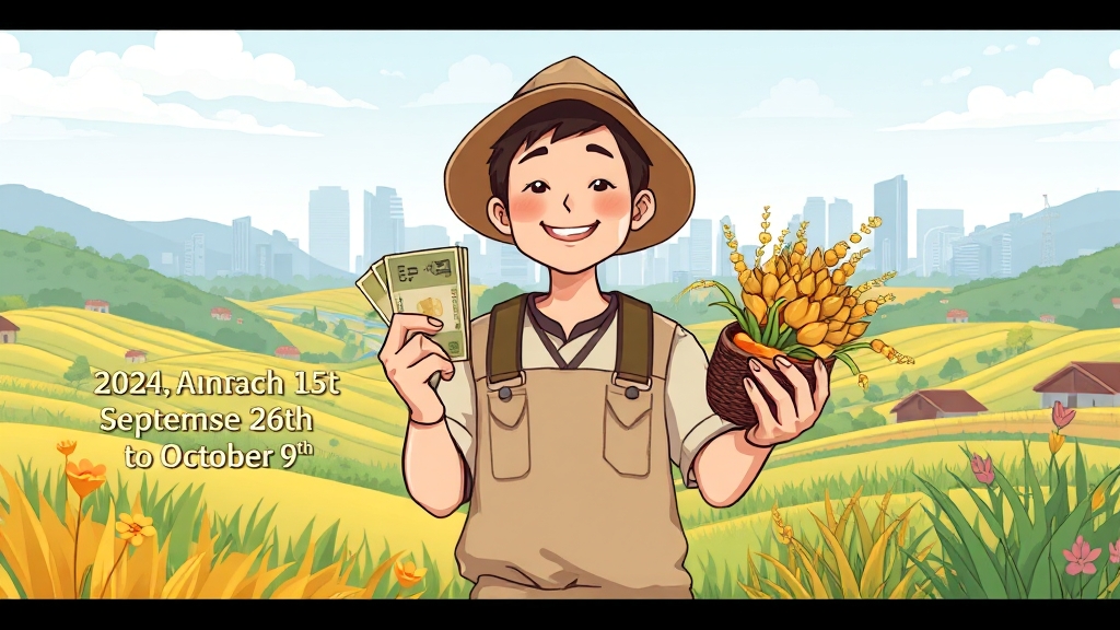 9월, 기회소득 신청하세요! (cartoon 스타일)