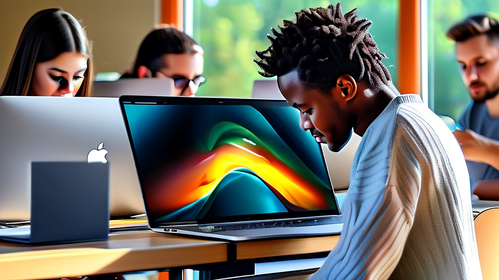 애플 교육 할인 맥북 구매 자격 및 대상 (realistic 스타일)