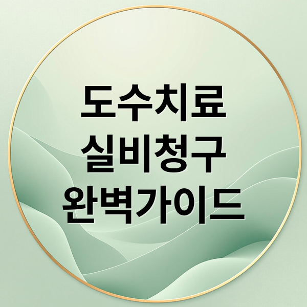 도수치료
실비청구
완벽가이드 (도수치료 실비 청구 기준)