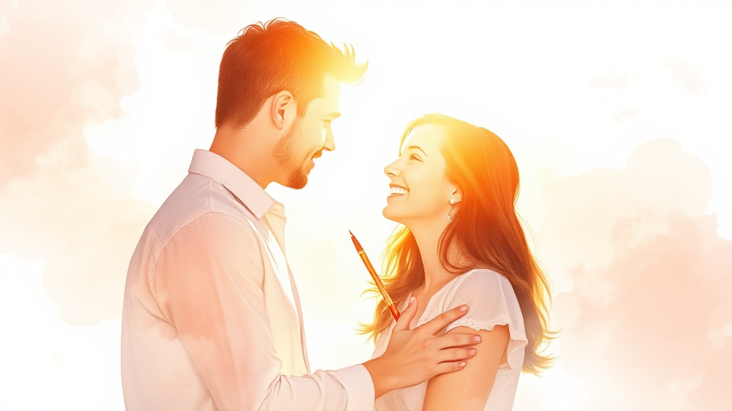 결혼 계획 및 관계 발전 단계, 솔직한 마음 (watercolor 스타일)