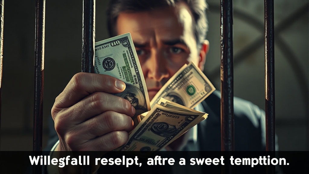 부정수급 적발 시 처벌 및 불이익 (realistic 스타일)