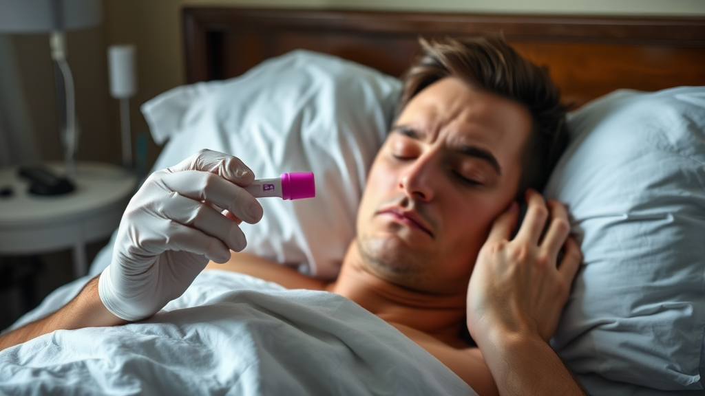 B형 독감, 진단과 치료는 어떻게? (realistic 스타일)