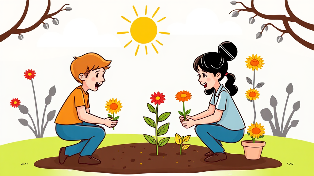 정부지원 저신용자 대출 종류 비교 (cartoon 스타일)