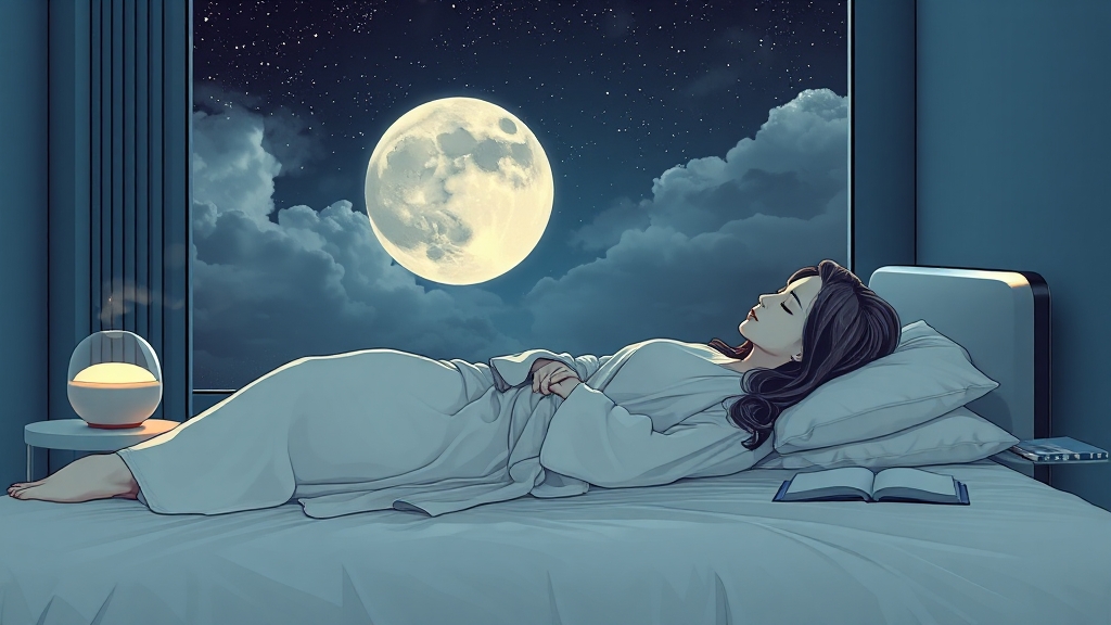 멜라토닌 스프레이란? (illustration 스타일)