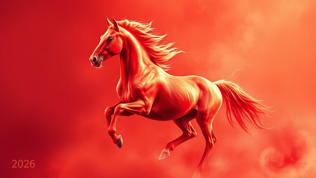 2026년 병오년 개요 (watercolor 스타일)