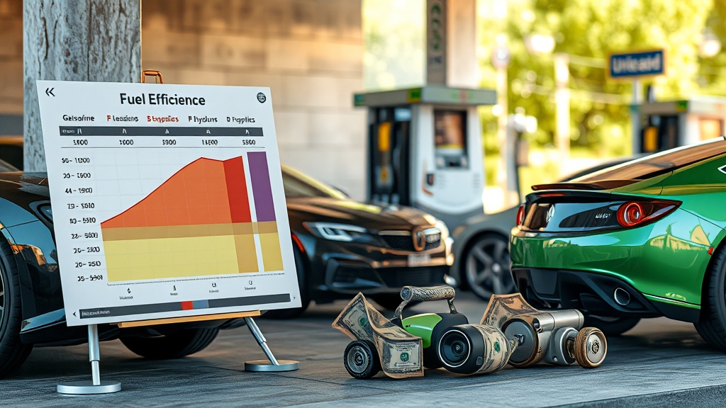 가솔린 vs 하이브리드, 나에게 맞는 모델은? (realistic 스타일)