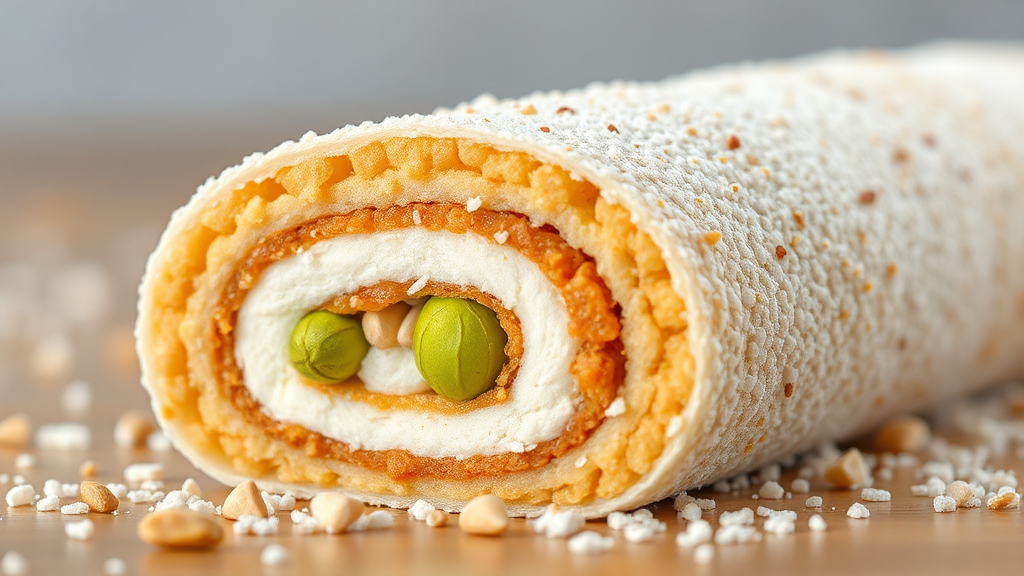 두바이 쫀득롤: 가격 및 중고 거래 (realistic 스타일)