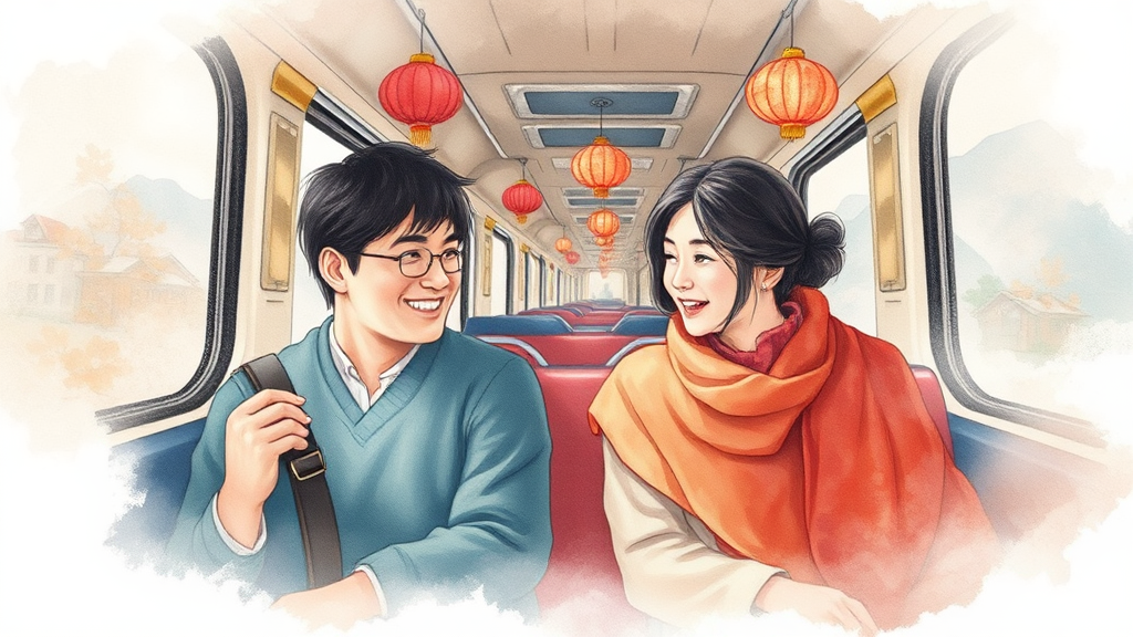 SRT 설날 예매 방법 및 절차 (watercolor 스타일)